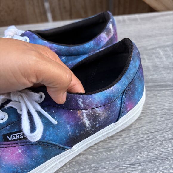 VANS Shoes Womens 8.5 Doheny Galaxy Skate Low Sneakers 508731 Purple Multicolor - Picture 6 of 11